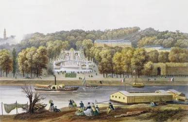 Palast und Park von Saint-Cloud